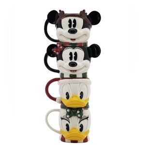 St. Nicholas Square® Disney Mickey & Friends 4- Piece Stacking Mug Set